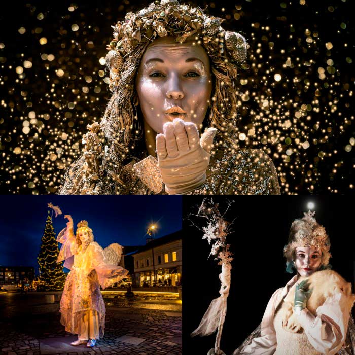 Mød Guldfeen, Englen og Isdronningen Mød Guldfeen, Englen og Isdronningen